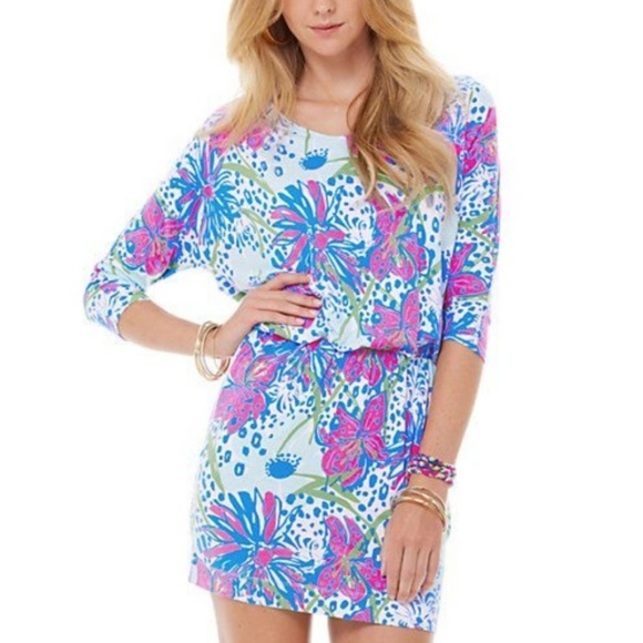 Lilly Pulitzer Dresses & Skirts - Cara Dolman Dress Resort White in the Garden